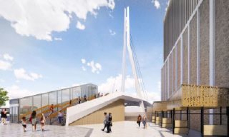 Other image for Bridge to be installed over level crossing this weekend